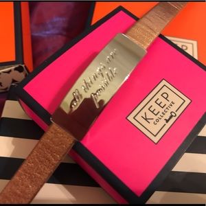 KEEP COLLECTIVE Silver ALL THINGS ARE POSSIBLE bar